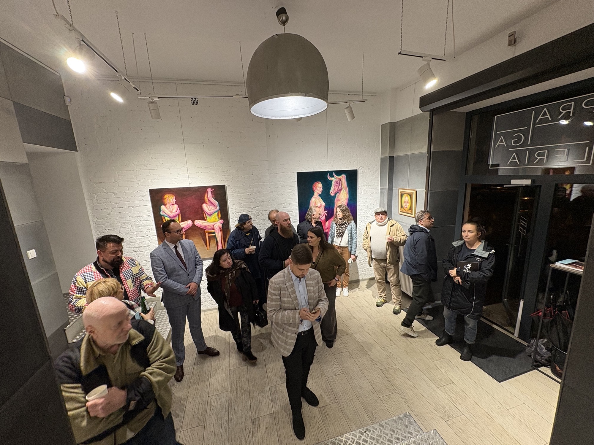 Wernisaż wystawy Sylwestra Stabryły Od pierwszego spojrzenia w Pragalerii