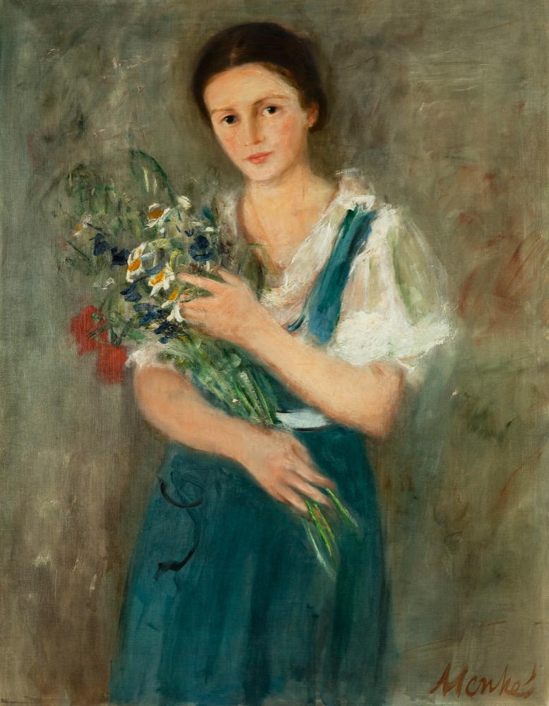 Zygmunt MENKES (1896-1986), Dziewczyna z&nbsp;kwiatami