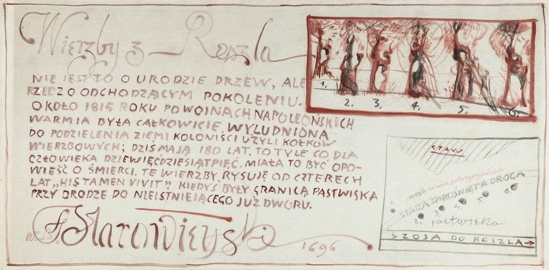 Franciszek STAROWIEYSKI, (1930 Bratkówka k. Krosna - 2009 Warszawa), Wierzby z Reszla, 1996