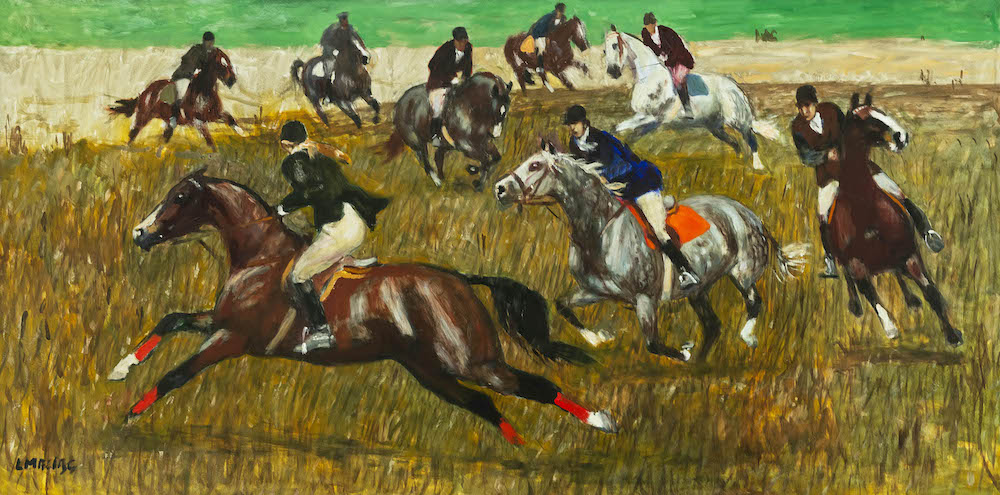 Ludwik MACIĄG (1920 Kraków - 2007 Gulczewo), Pogoń za lisem, 2003